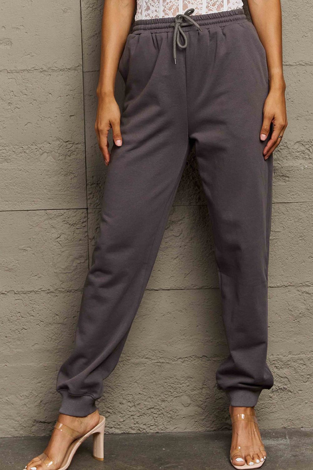 Simply Love Full Size Drawstring Sweatpants - AllIn Computer