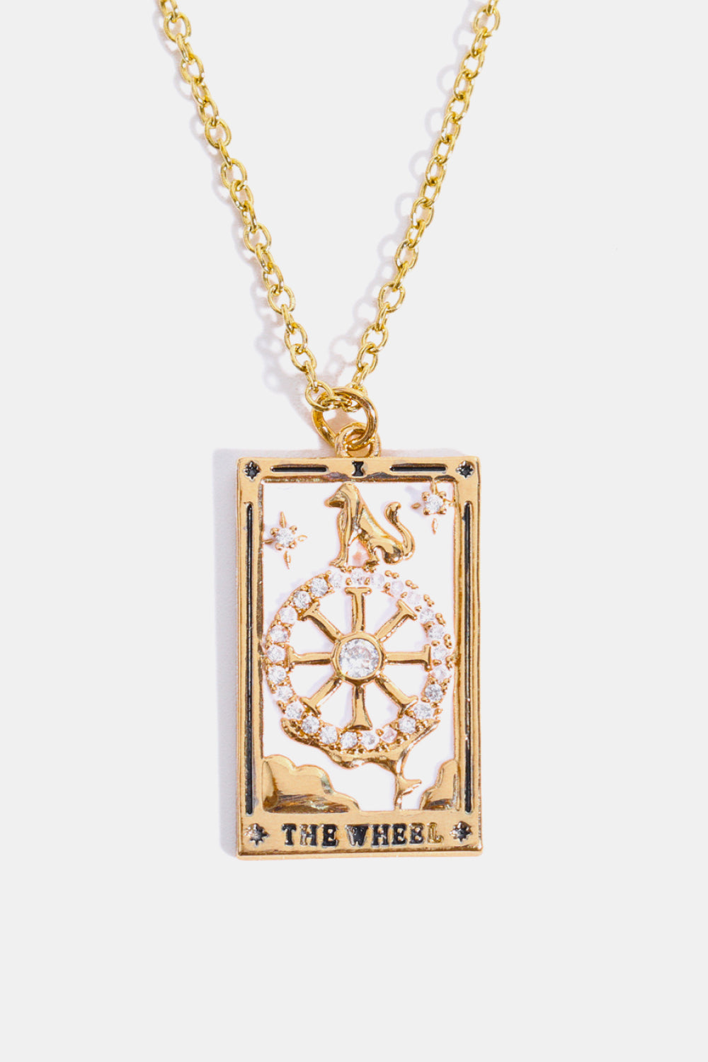 Tarot Card Pendant Stainless Steel Necklace | Jewelry | Jewelry, necklace, necklaces, necklaces & pendants, pendant necklaces, Ship From Overseas, Shipping Delay 09/29/2023 - 10/04/2023 | Trendsi