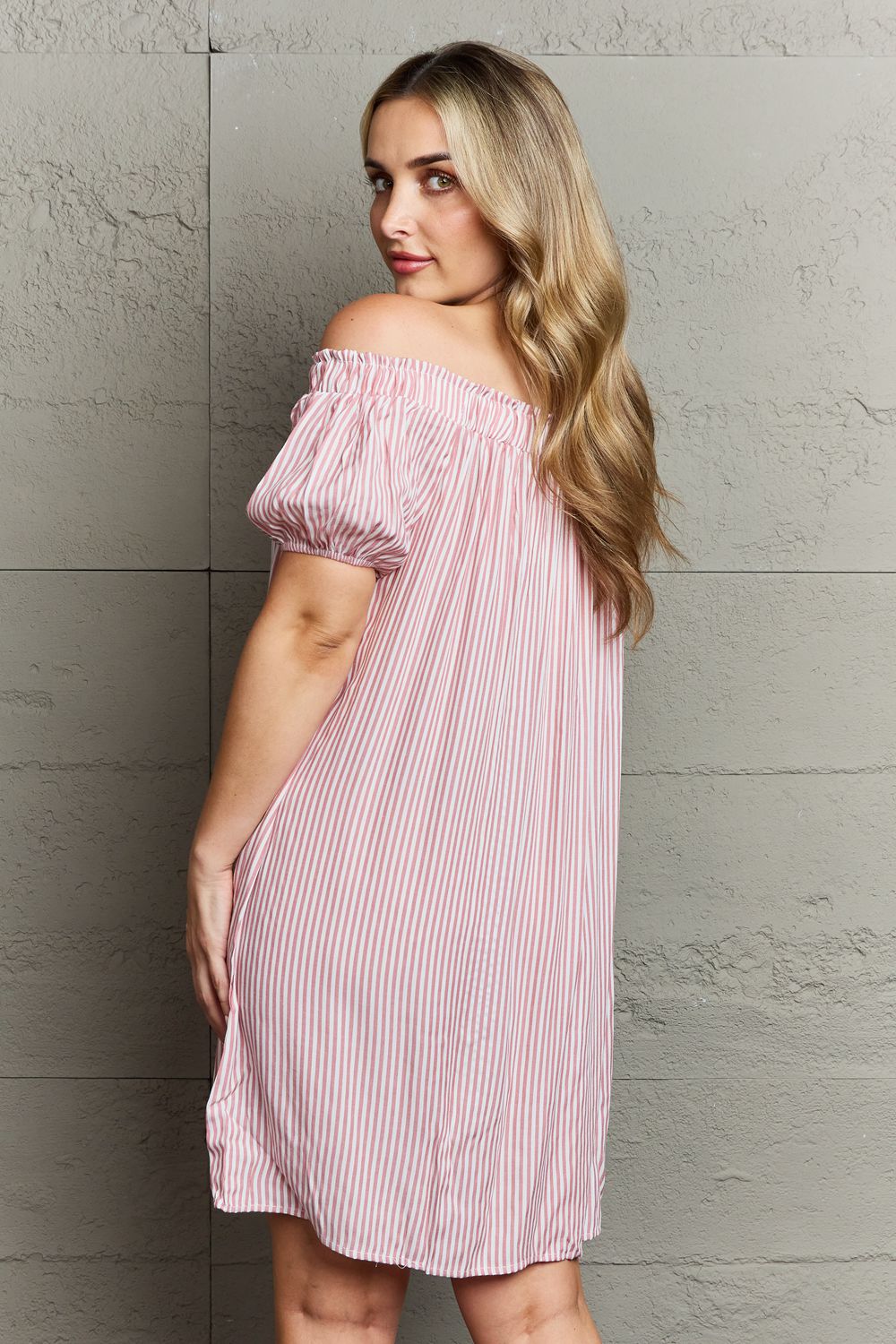 Ninexis Show Compassion Off The Shoulder Mini Dress - AllIn Computer