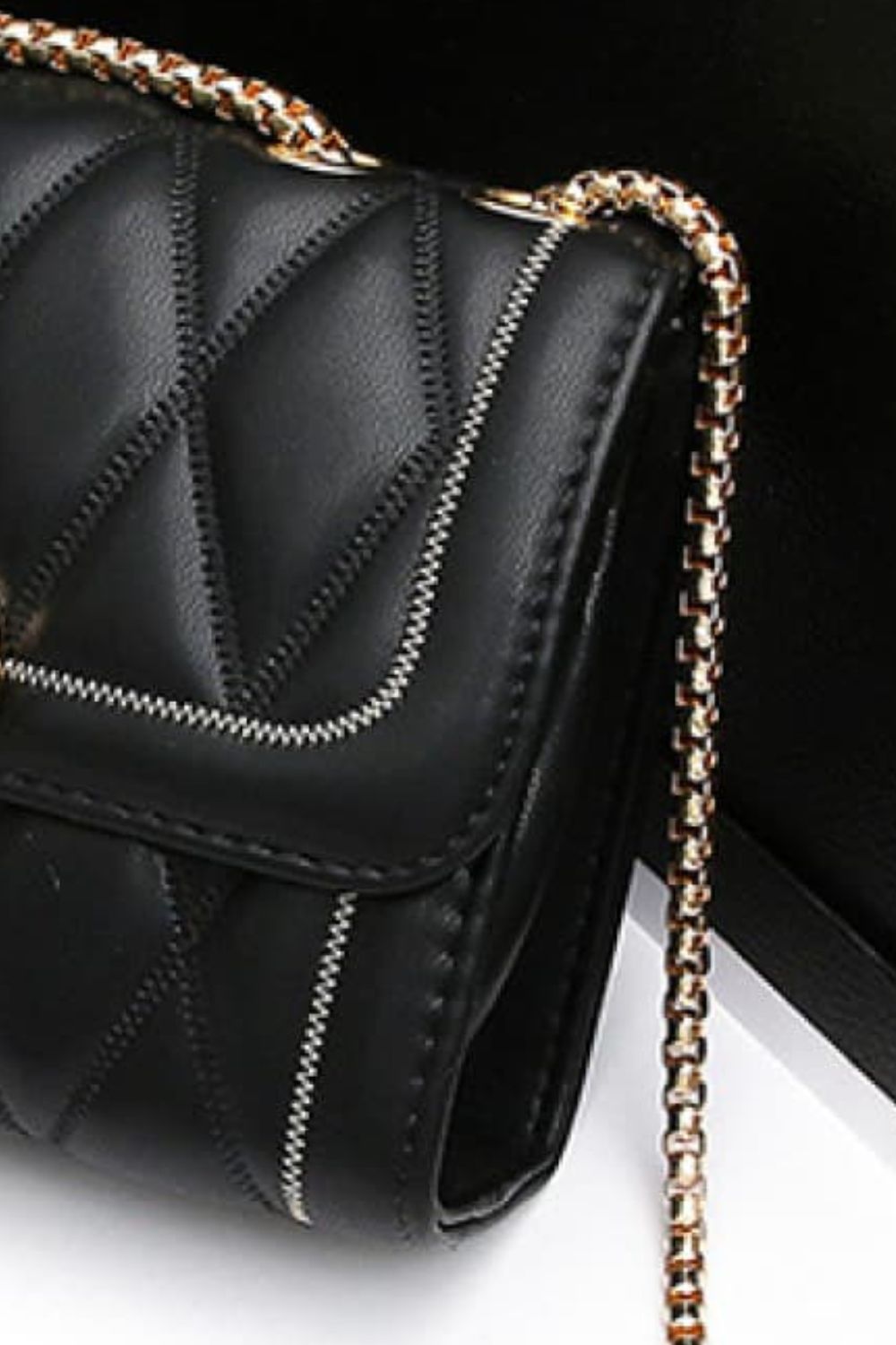 Heart Buckle PU Leather Crossbody Bag - AllIn Computer