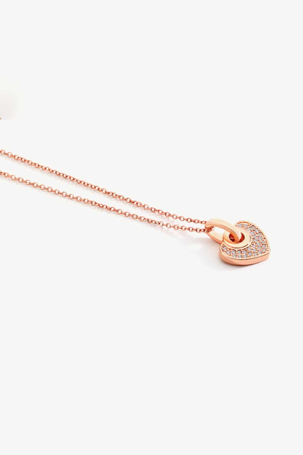 Crystal Heart Pendant Necklace - AllIn Computer