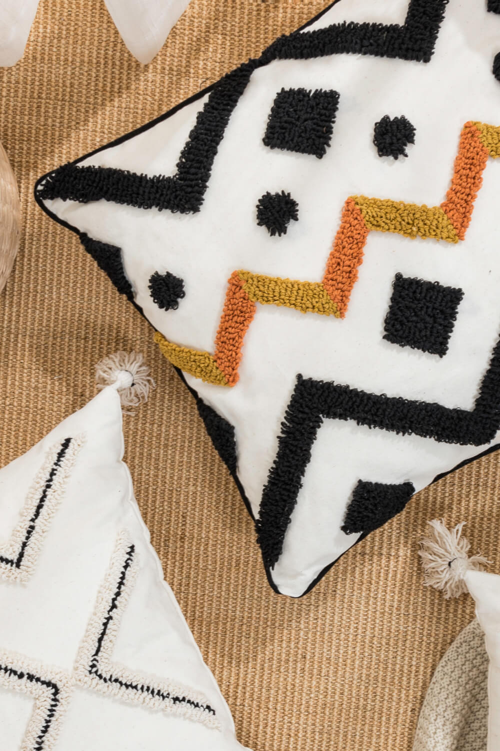 Geometric Embroidered Decorative Throw Pillow Case - AllIn Computer