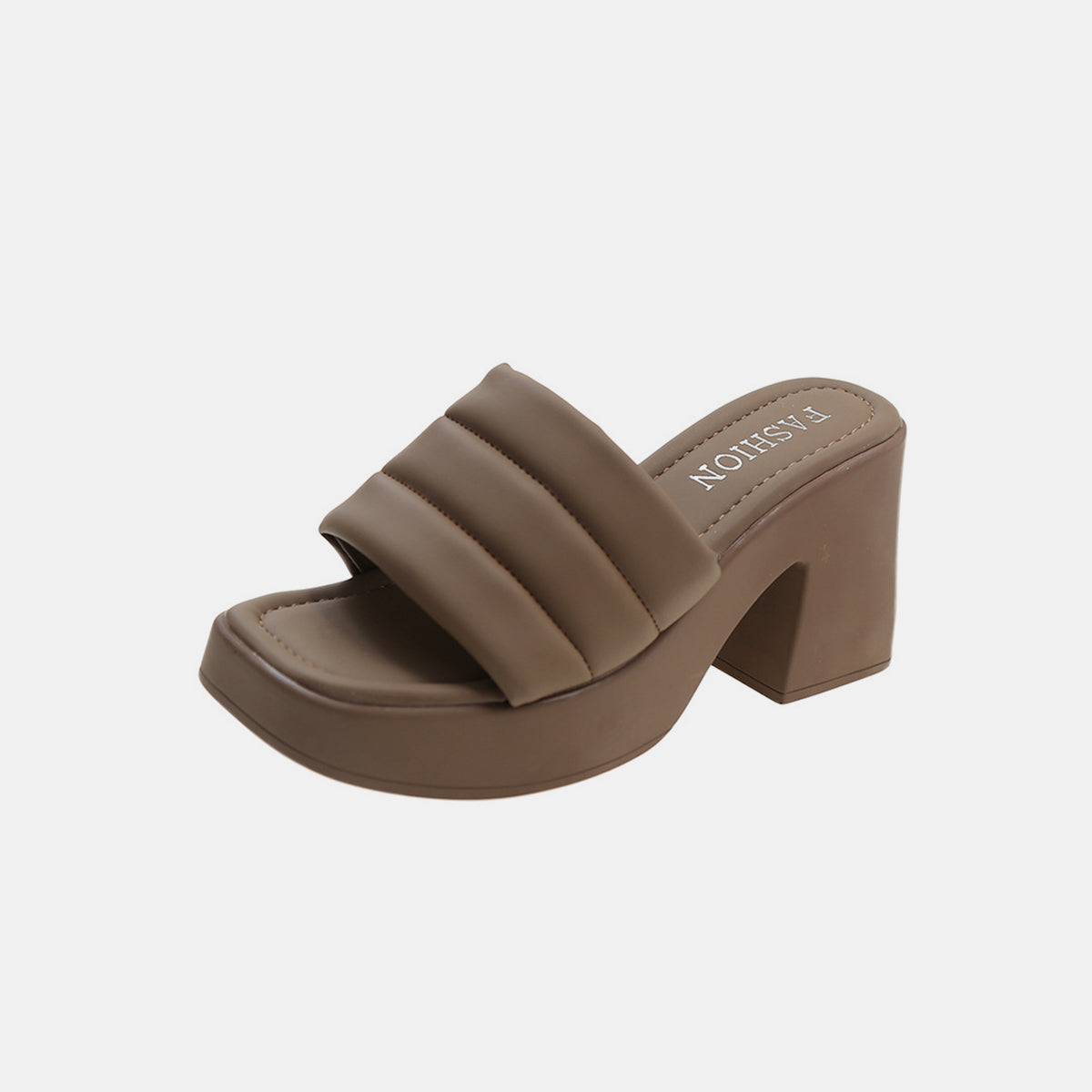 Open Toe Block Heel Sandals - AllIn Computer