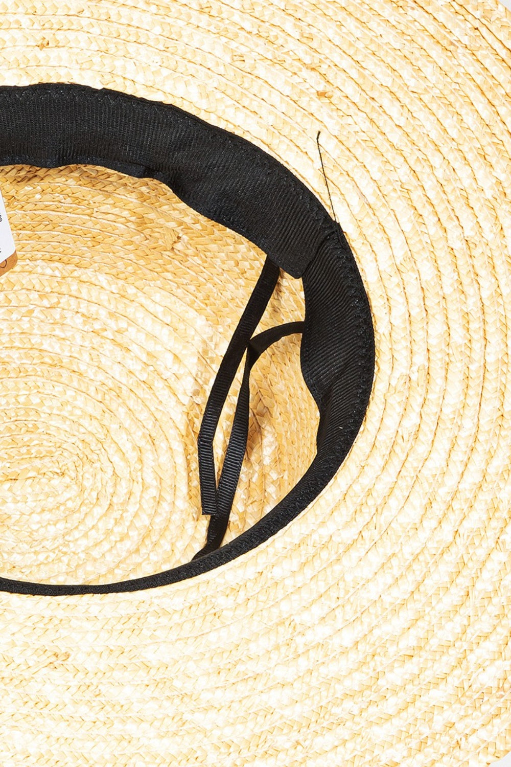 Fame Flat Brim Straw Weave Hat - AllIn Computer