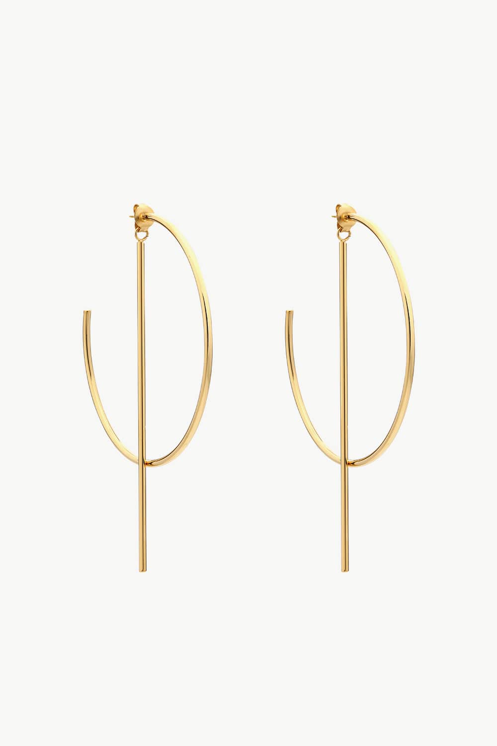 C-Hoop Stainless Steel Earrings - AllIn Computer