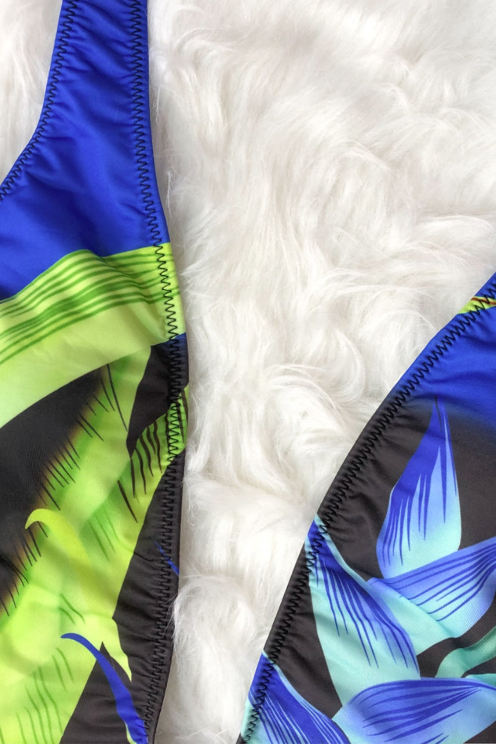 Printed Halter Neck One-Piece Swimwear - AllIn Computer