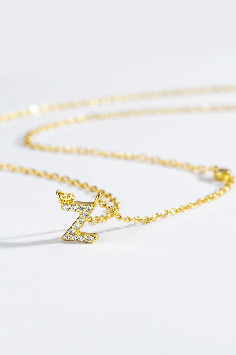 V To Z Zircon 925 Sterling Silver Necklace - AllIn Computer