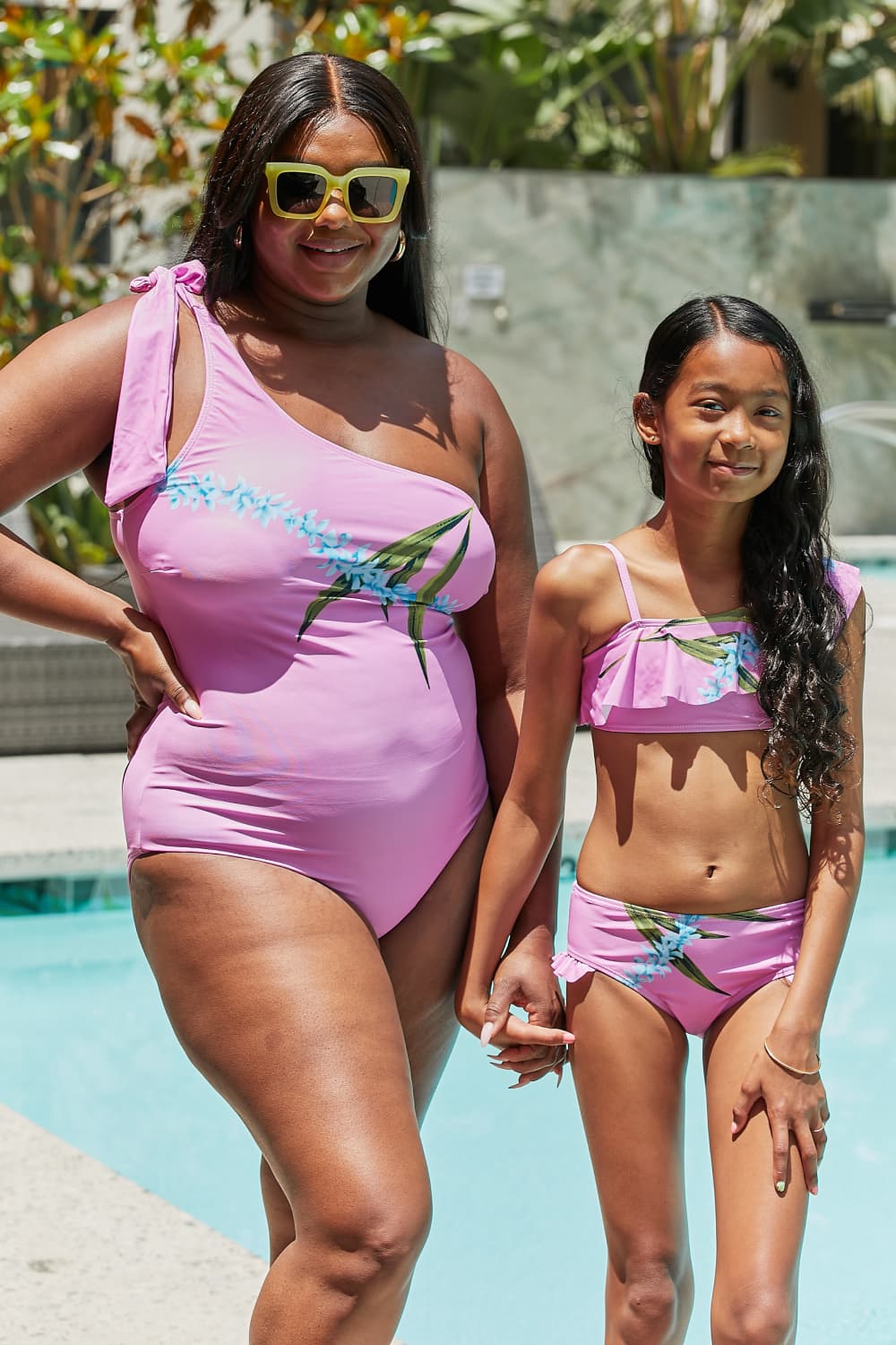 Marina West Swim Vacay Mode One Shoulder Swimsuit in Carnation Pink - AllIn Computer