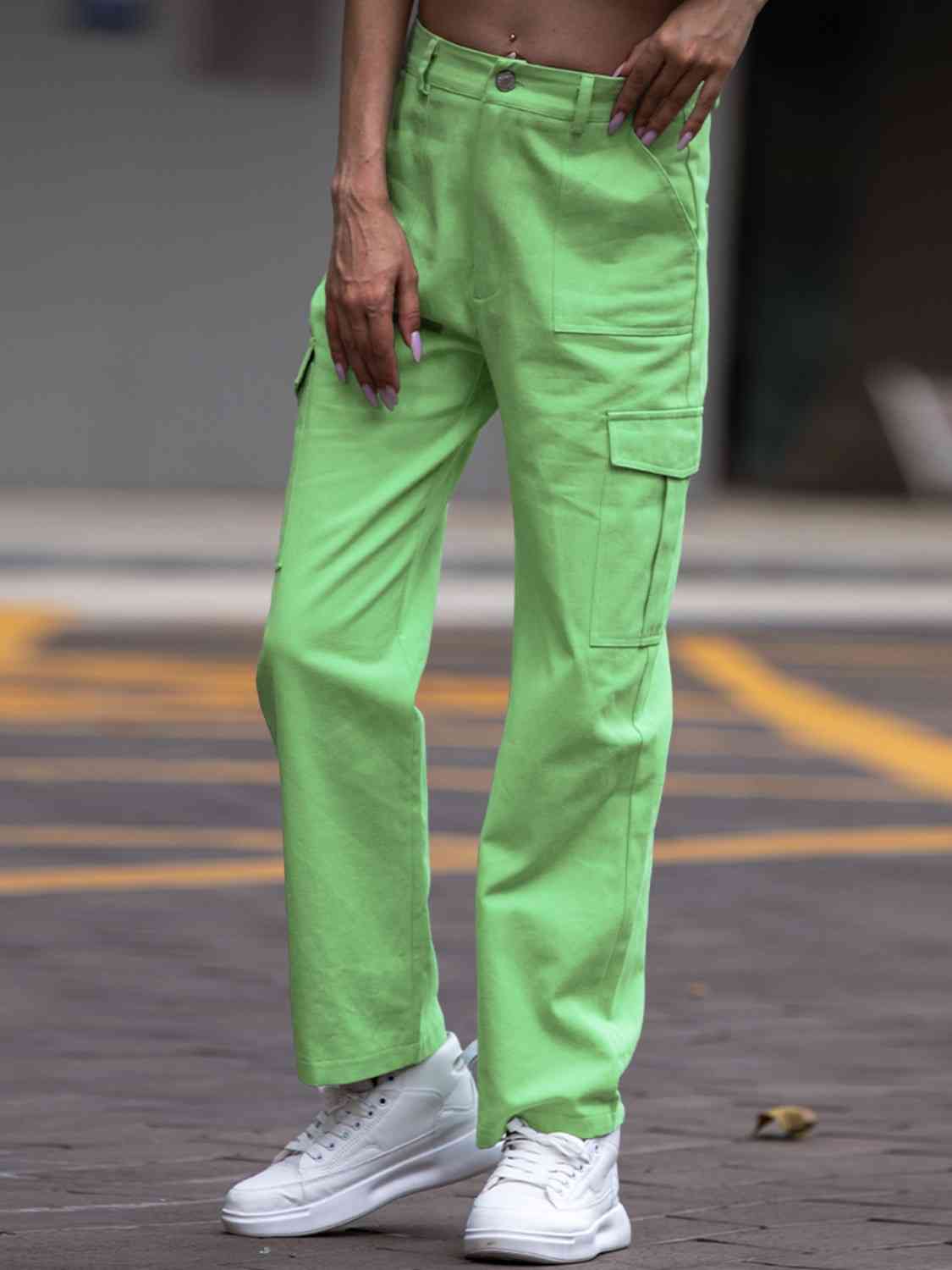 Straight Leg Cargo Pants - AllIn Computer