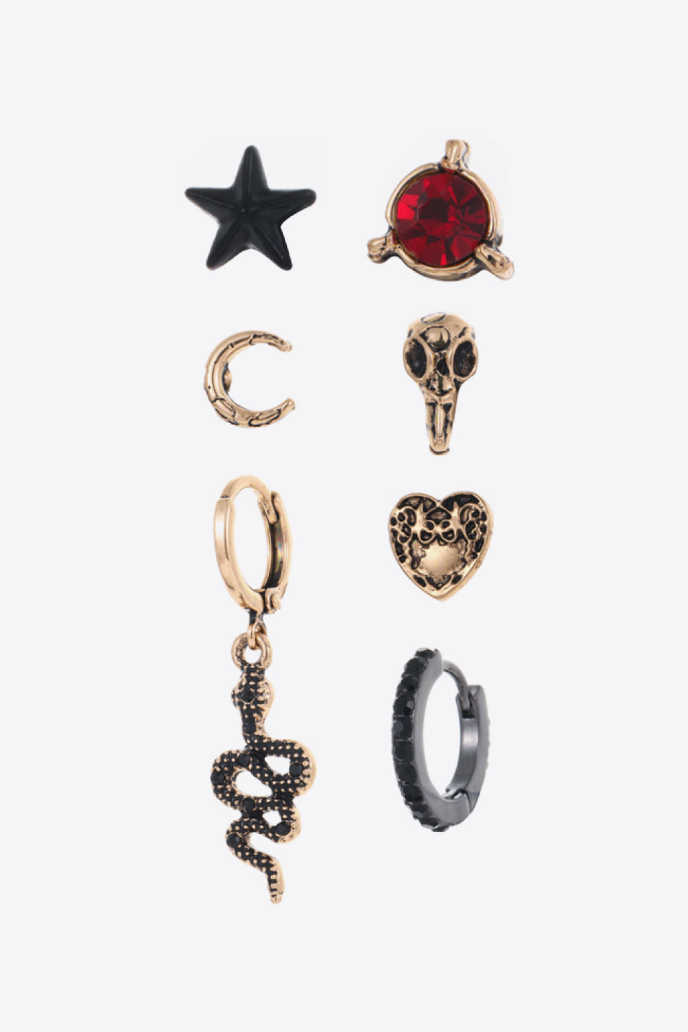 7-Pieces Mismatched Earrings - AllIn Computer
