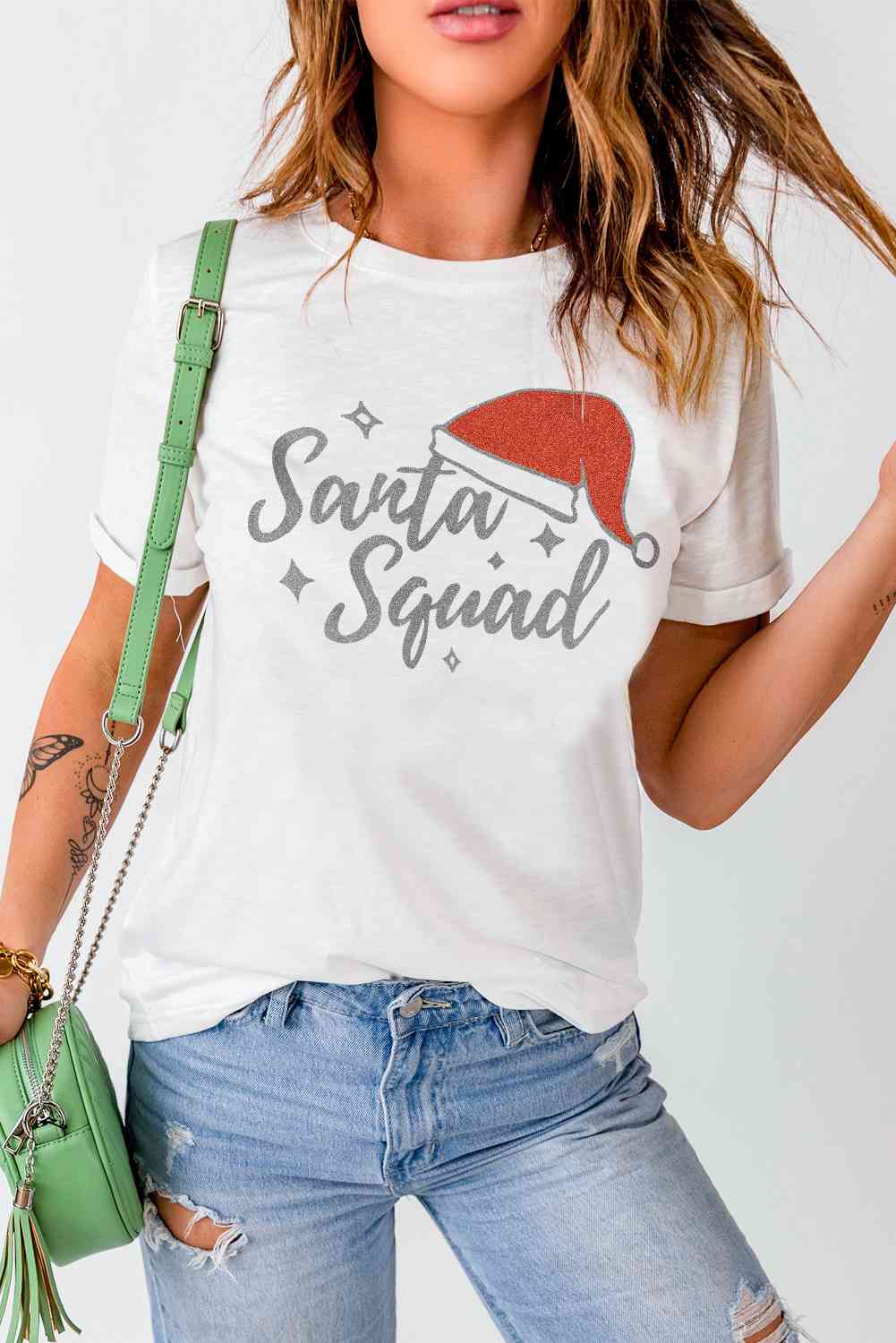 SANTA SQUAD Graphic Short Sleeve T-Shirt - AllIn Computer