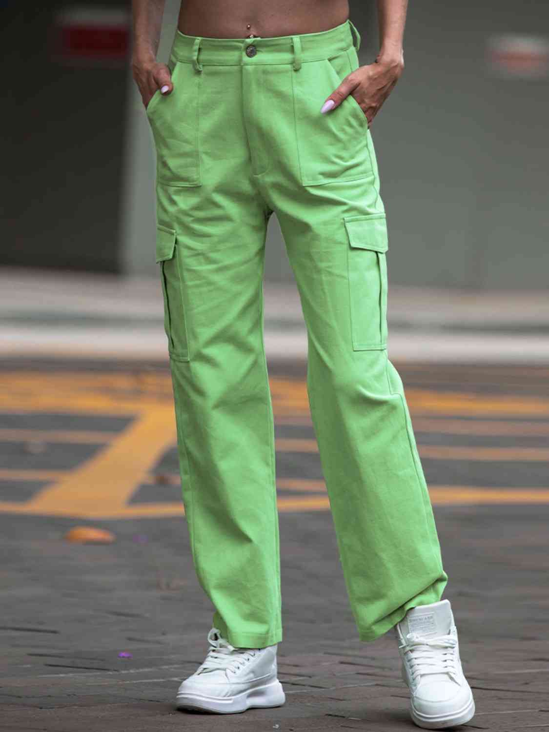 Straight Leg Cargo Pants - AllIn Computer