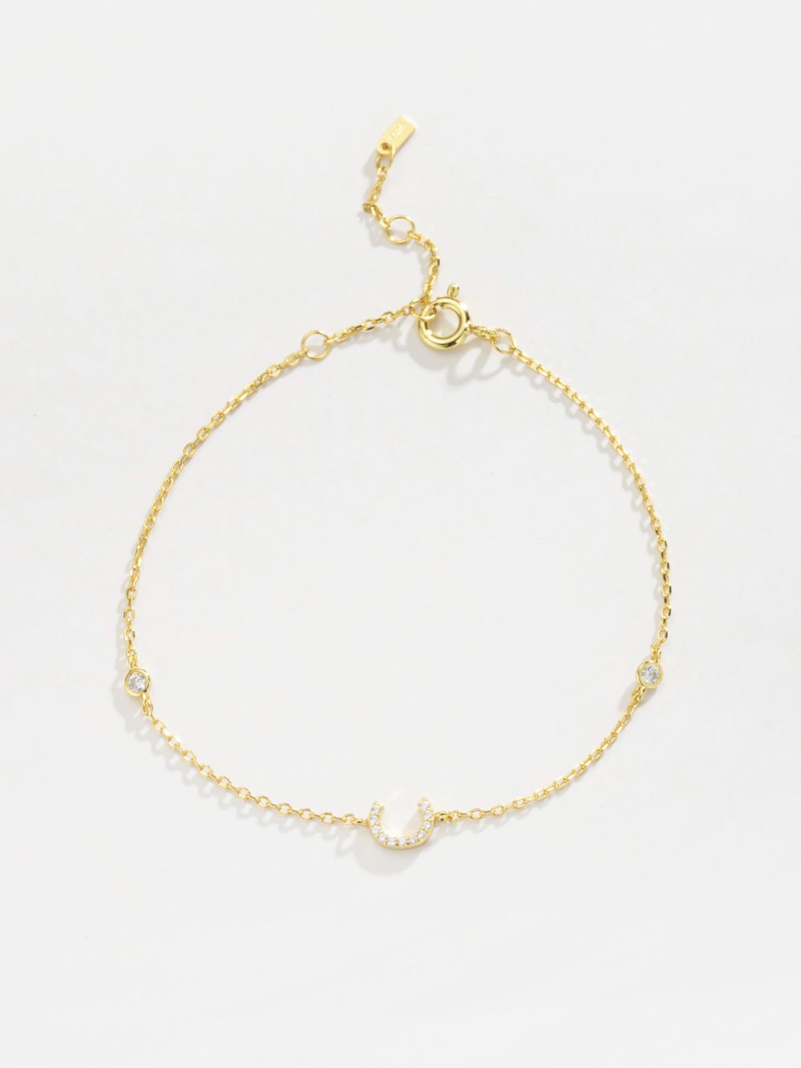 A To F Zircon 925 Sterling Silver Bracelet - AllIn Computer