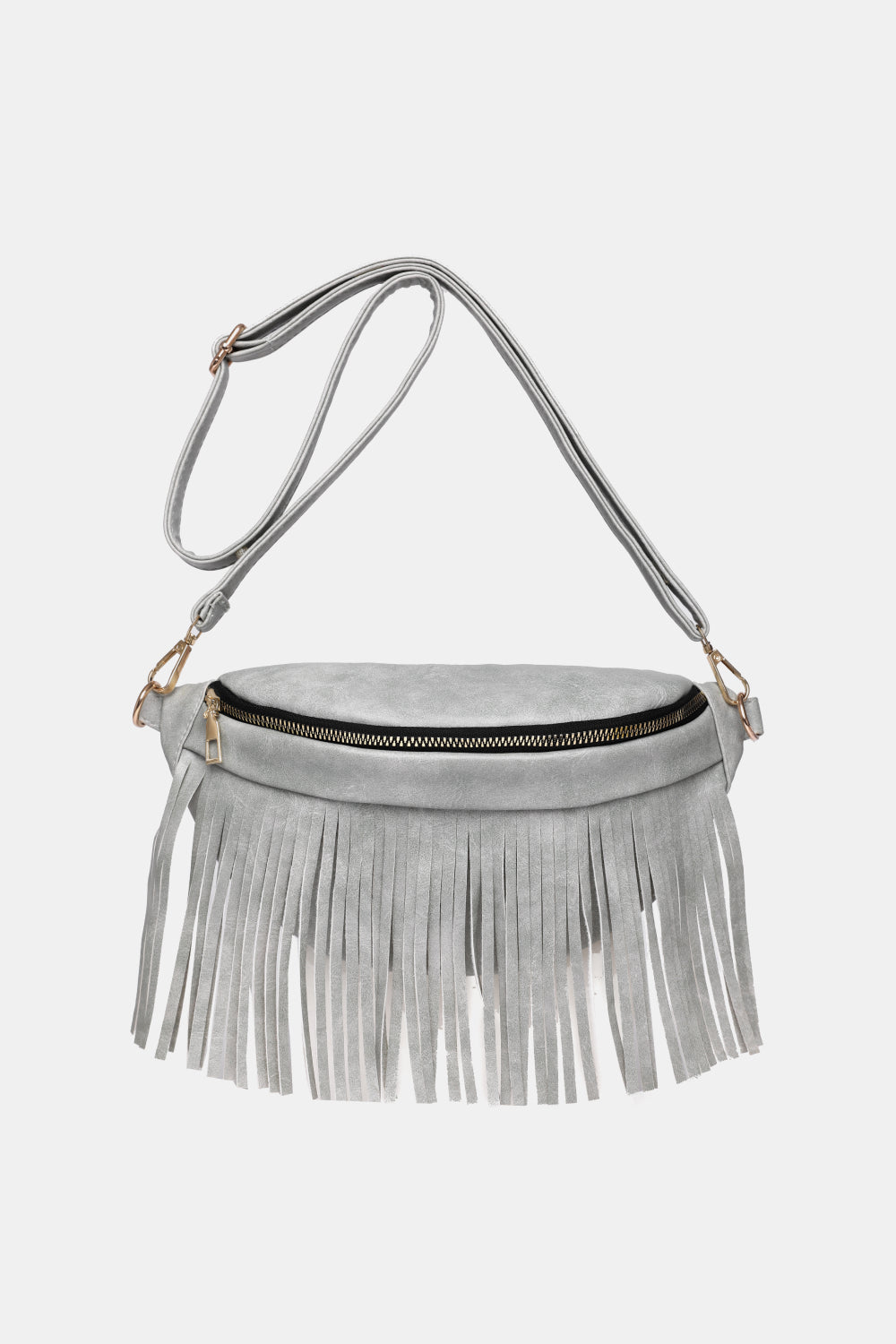 Fringed PU Leather Sling Bag - AllIn Computer