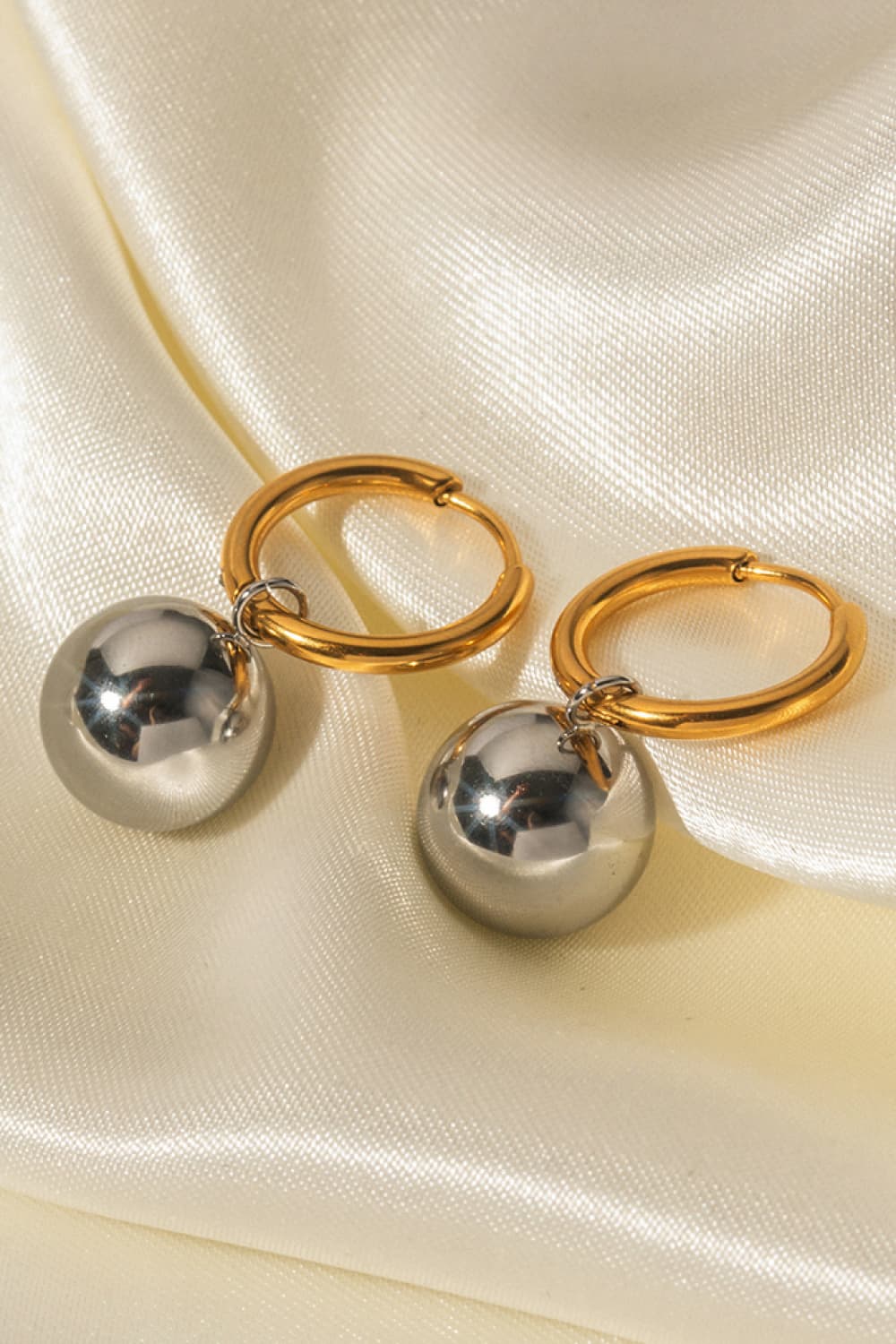 18K Gold-Plated Copper Ball Drop Earrings - AllIn Computer