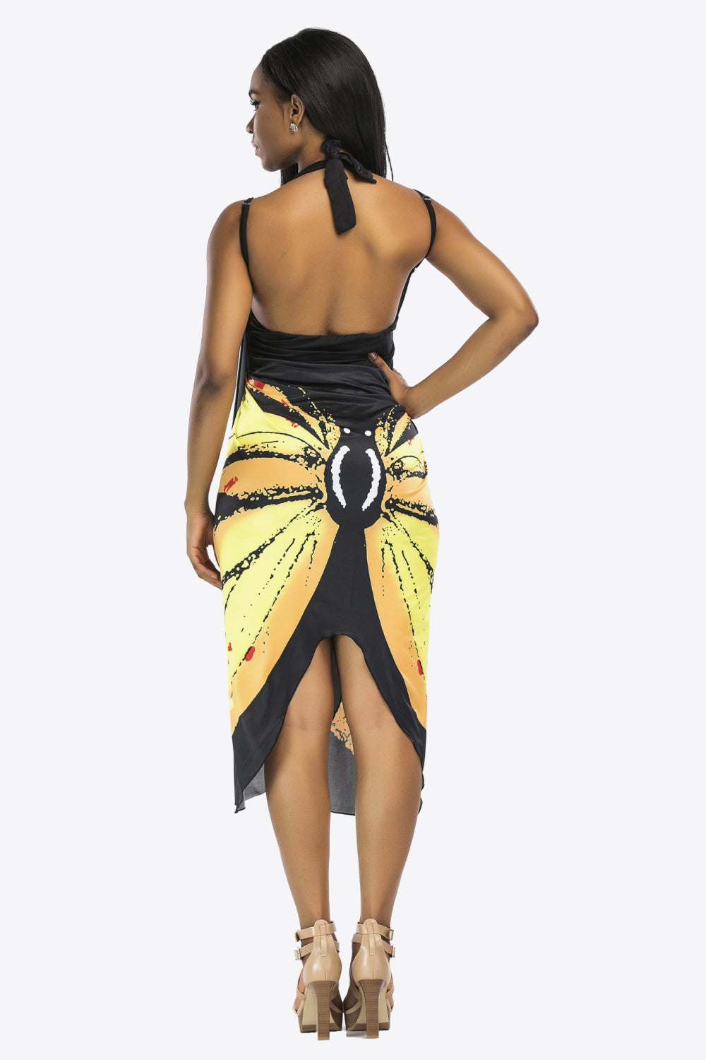 Butterfly Spaghetti Strap Cover Up - AllIn Computer