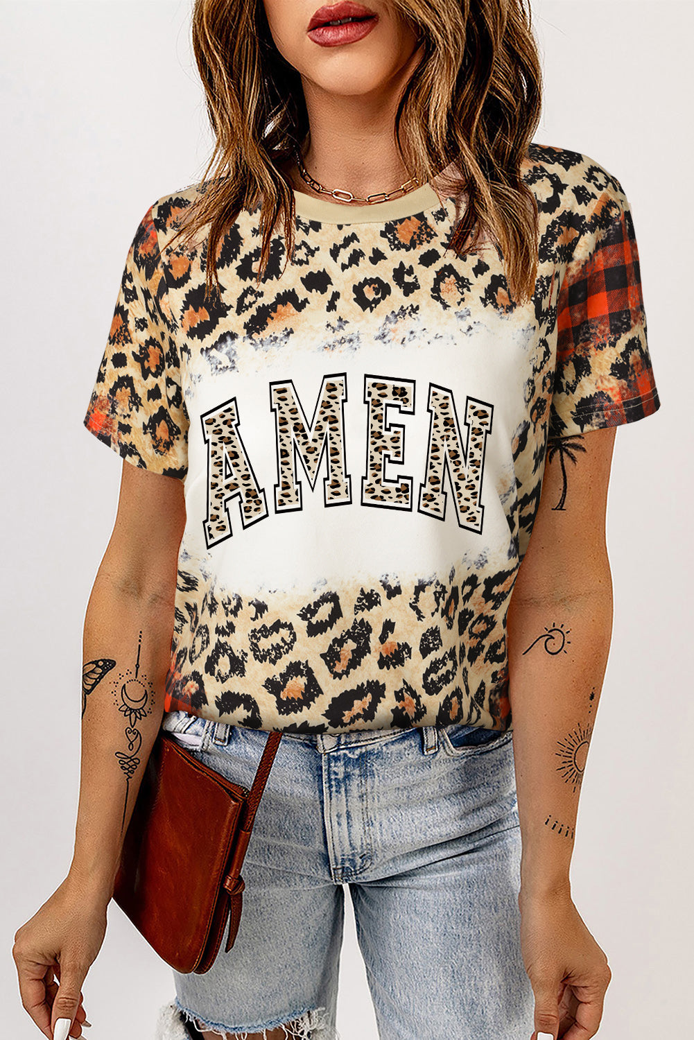 AMEN Round Neck Short Sleeve T-Shirt - AllIn Computer