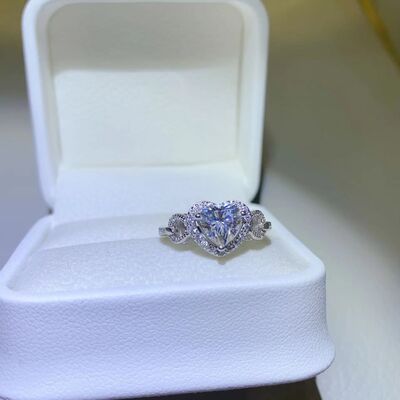 1 Carat Moissanite 925 Sterling Silver Ring - AllIn Computer