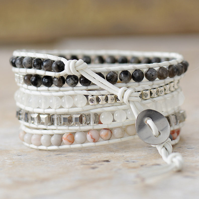 Natural Stone Layered Bracelet - AllIn Computer