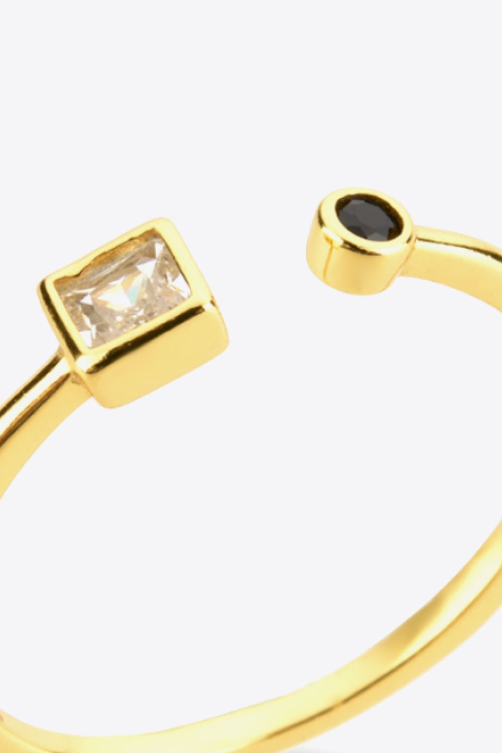 Zircon 925 Sterling Silver Open Ring - AllIn Computer