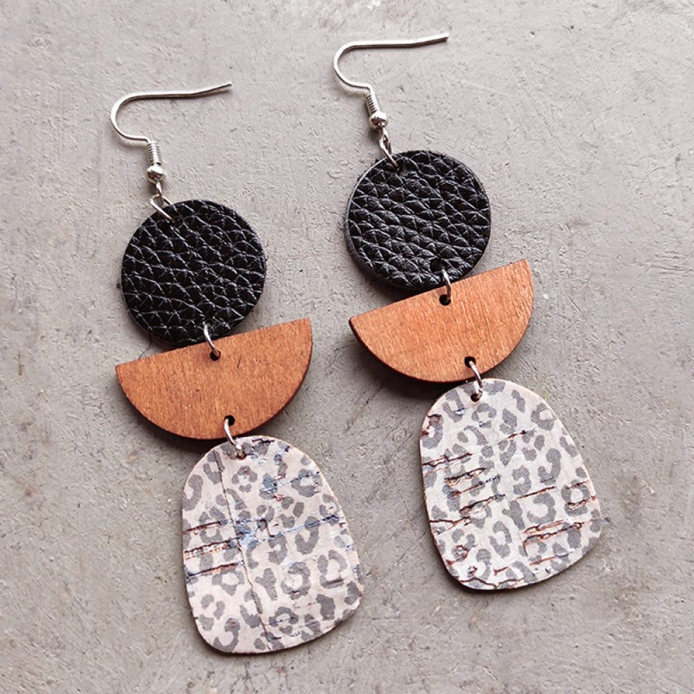 Geometrical Shape Dangle Earrings - AllIn Computer