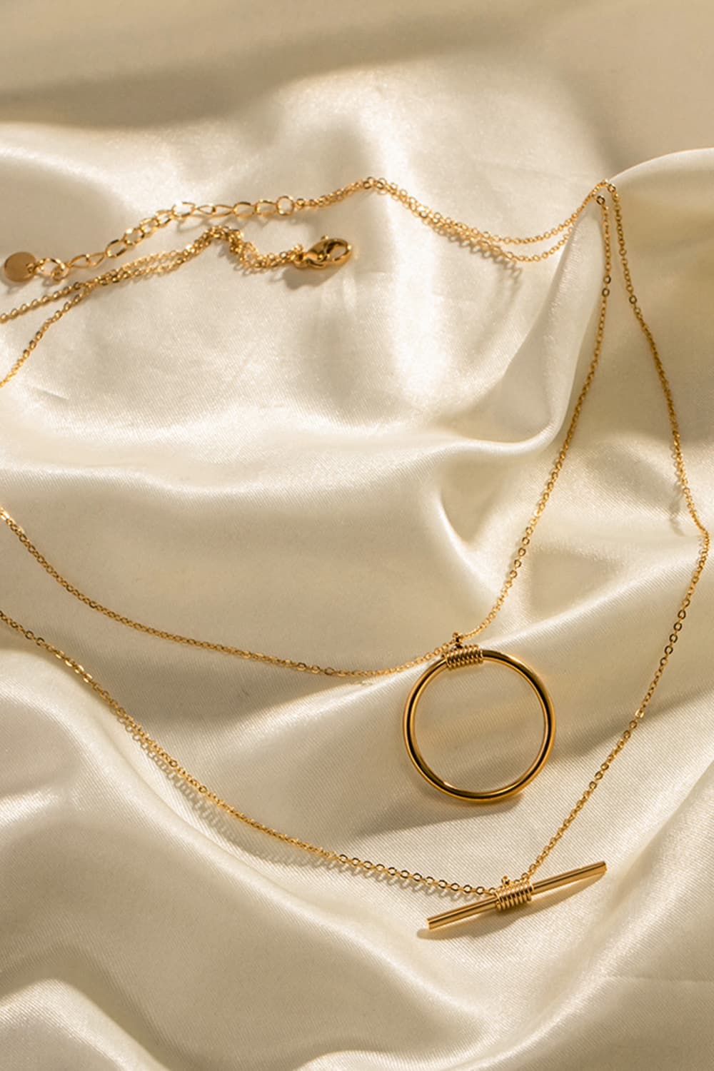 Double-Layered Stainless Steel Necklace - AllIn Computer
