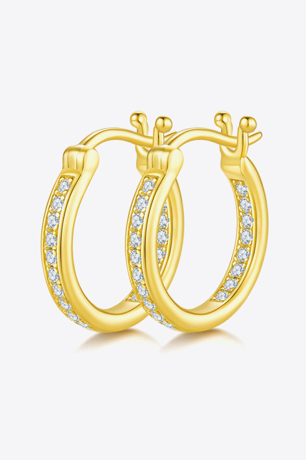 Adored Moissanite 925 Sterling Silver Earrings - AllIn Computer