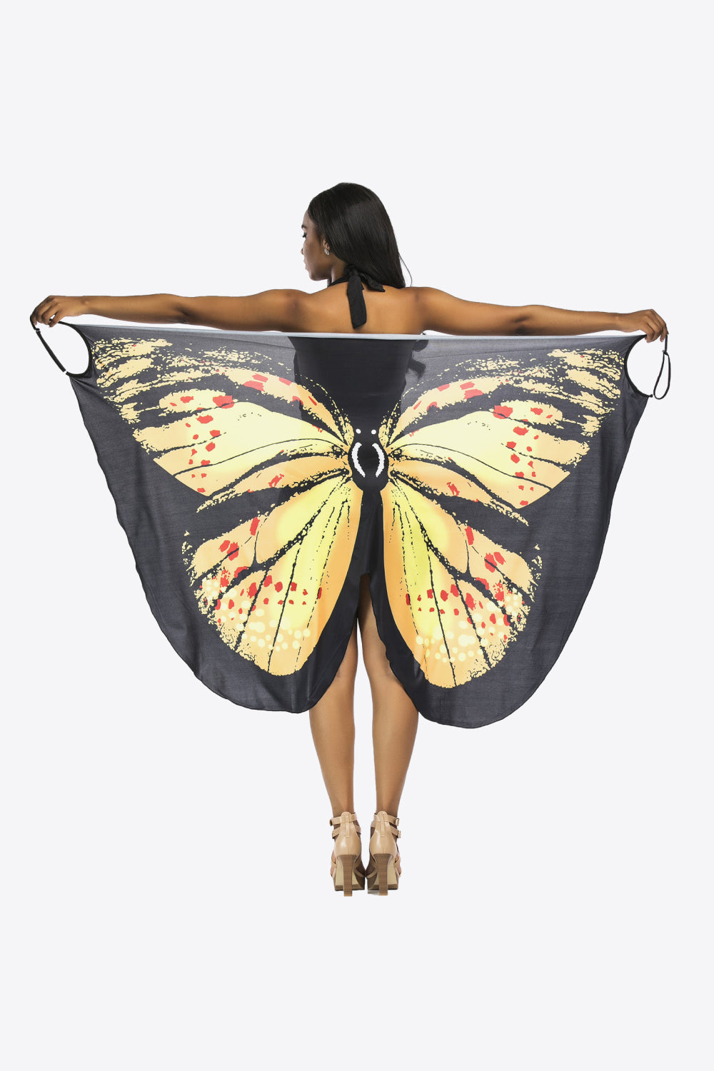 Butterfly Spaghetti Strap Cover Up - AllIn Computer