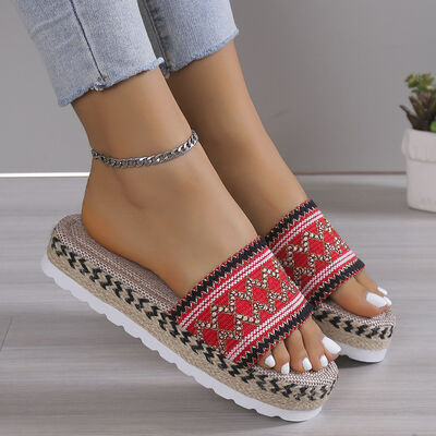 Open Toe Platform Sandals - AllIn Computer