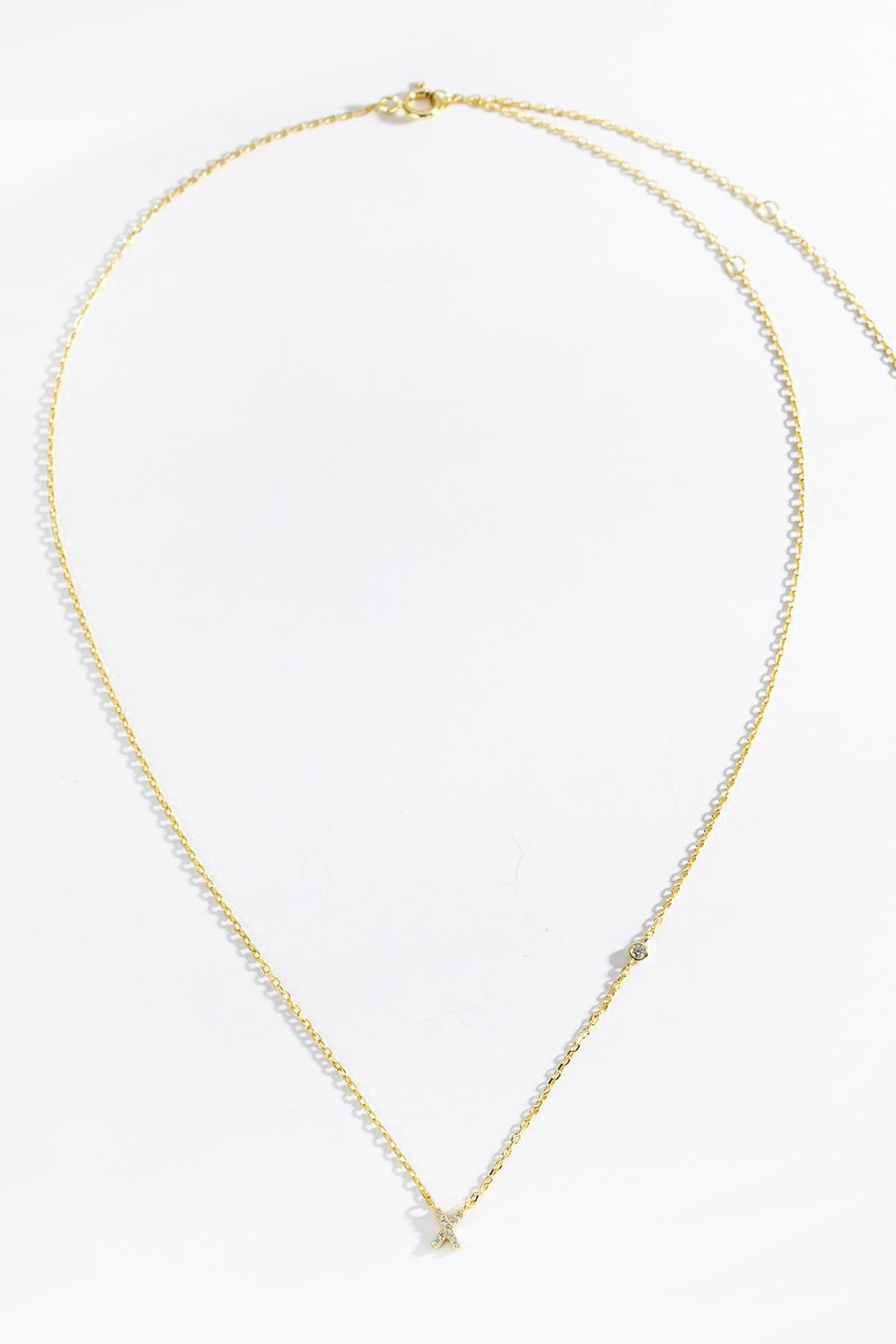 V To Z Zircon 925 Sterling Silver Necklace - AllIn Computer