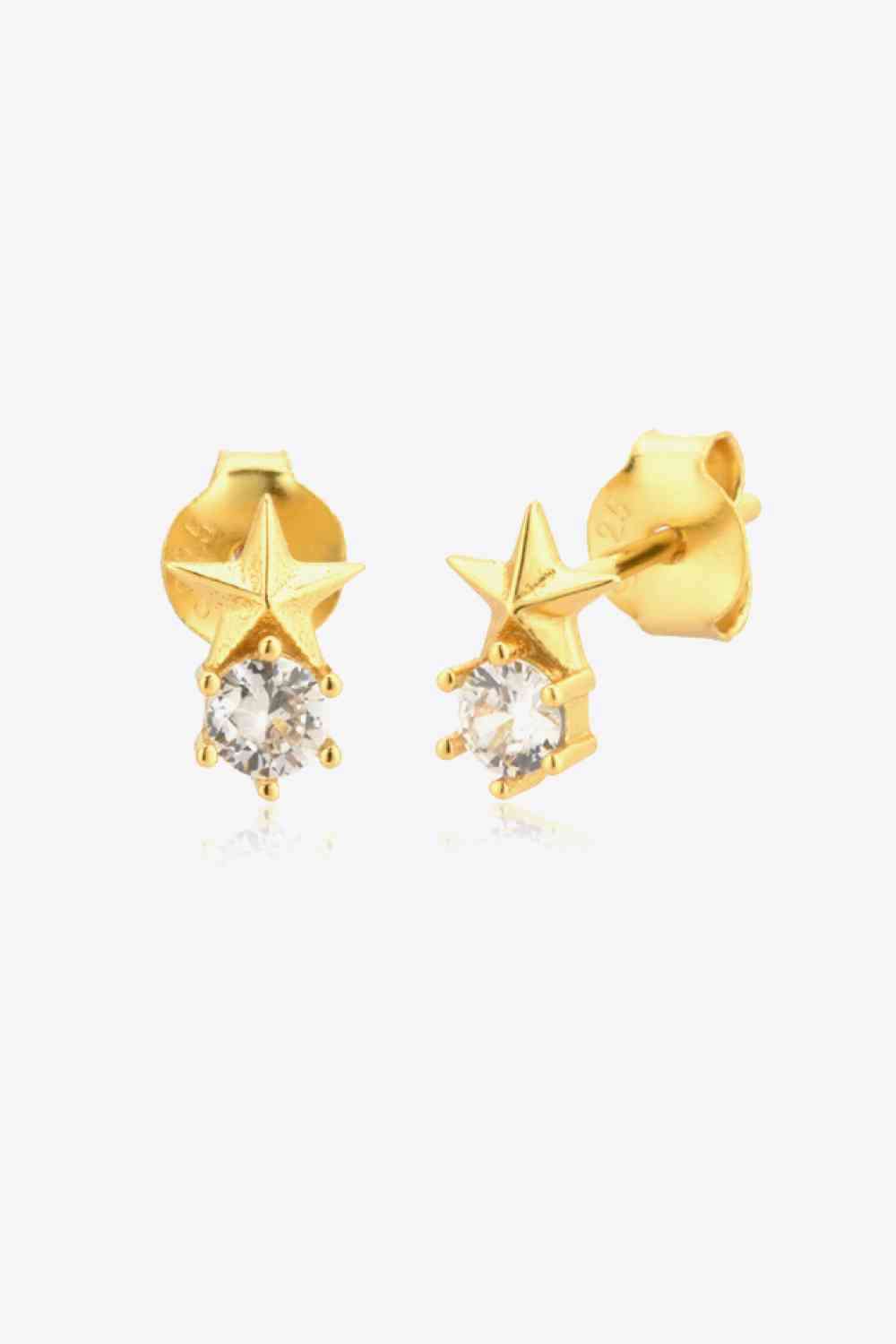 Zircon Star Stud Earrings - AllIn Computer