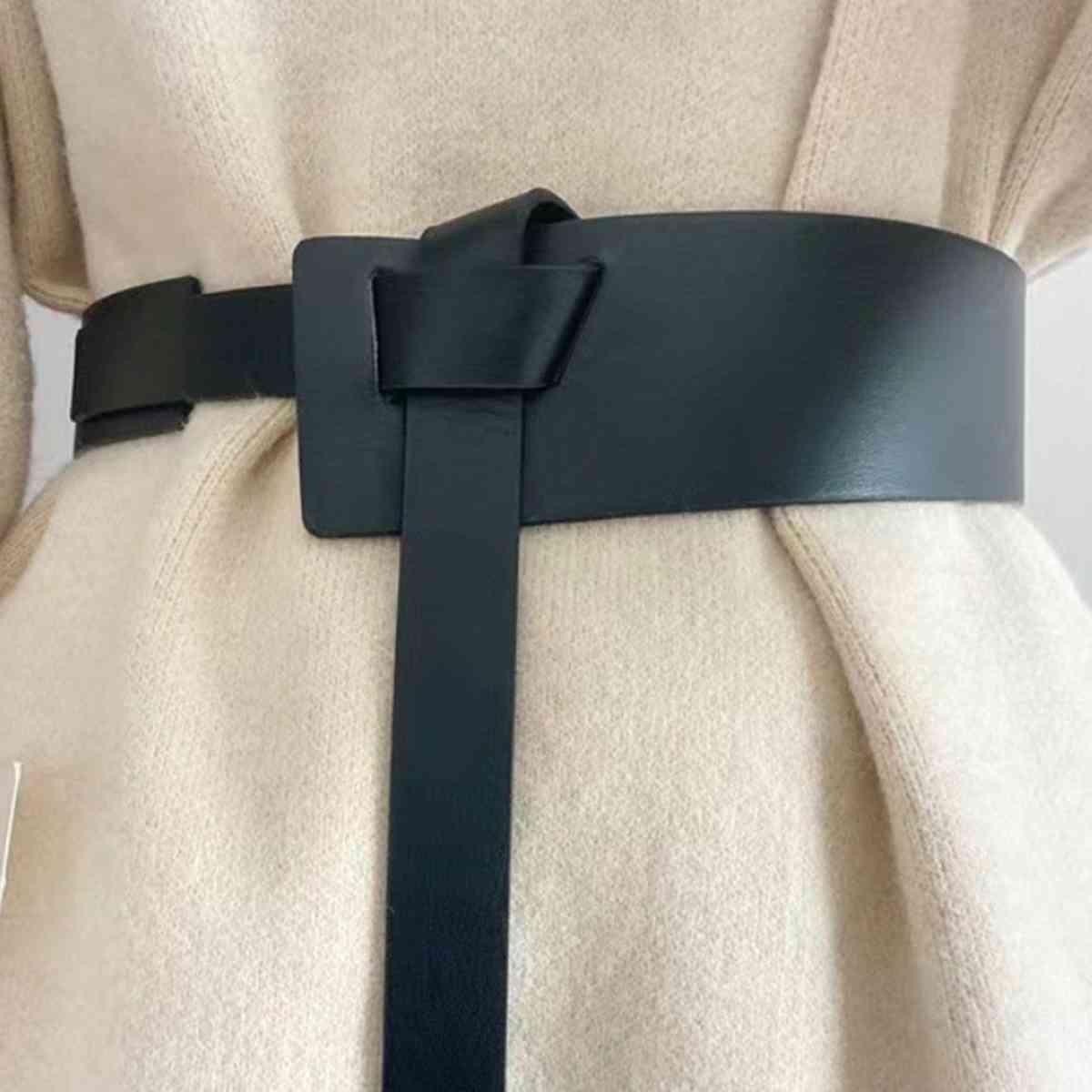 Knot Detail PU Belt - AllIn Computer