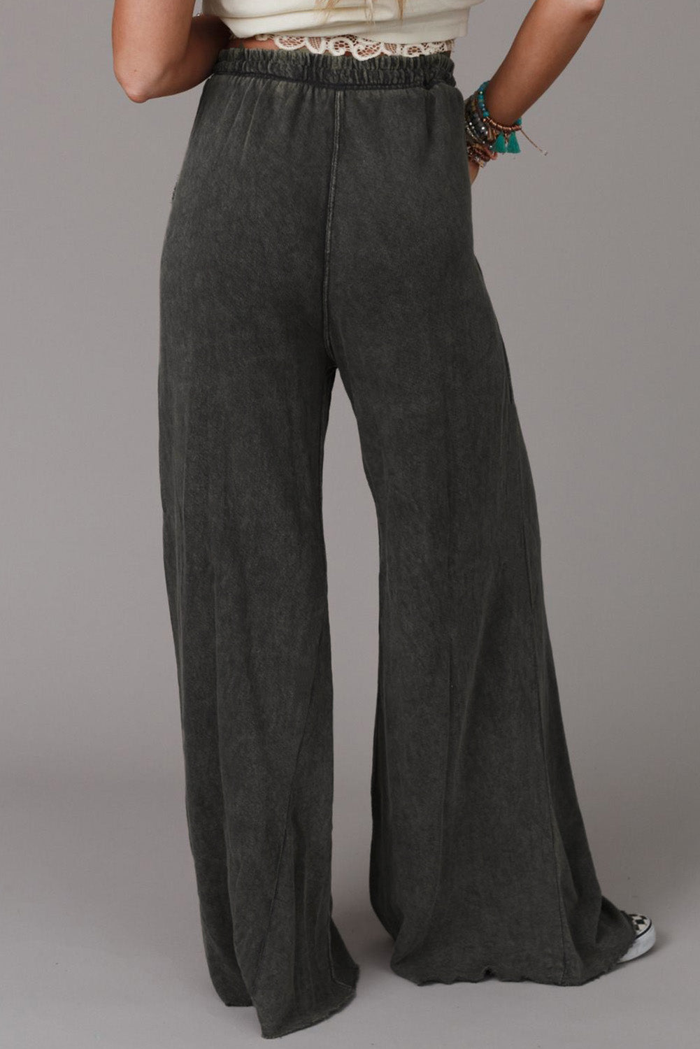 Wide Leg Pocketed Pants - AllIn Computer