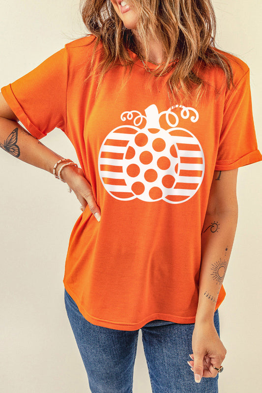 Graphic Round Neck T-Shirt - AllIn Computer