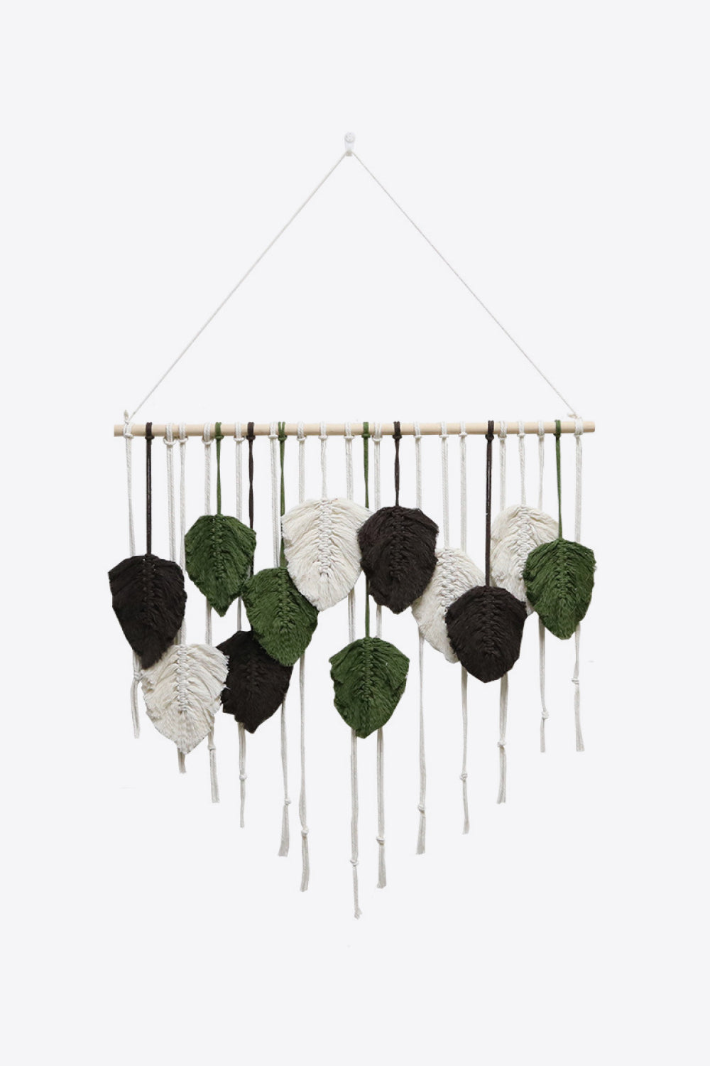 Hand-Woven Feather Macrame Hanging Wall Piece - AllIn Computer