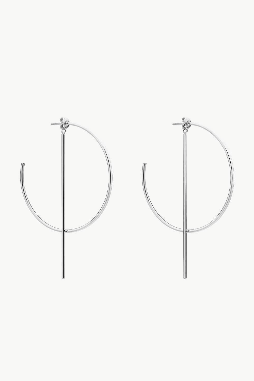 C-Hoop Stainless Steel Earrings - AllIn Computer