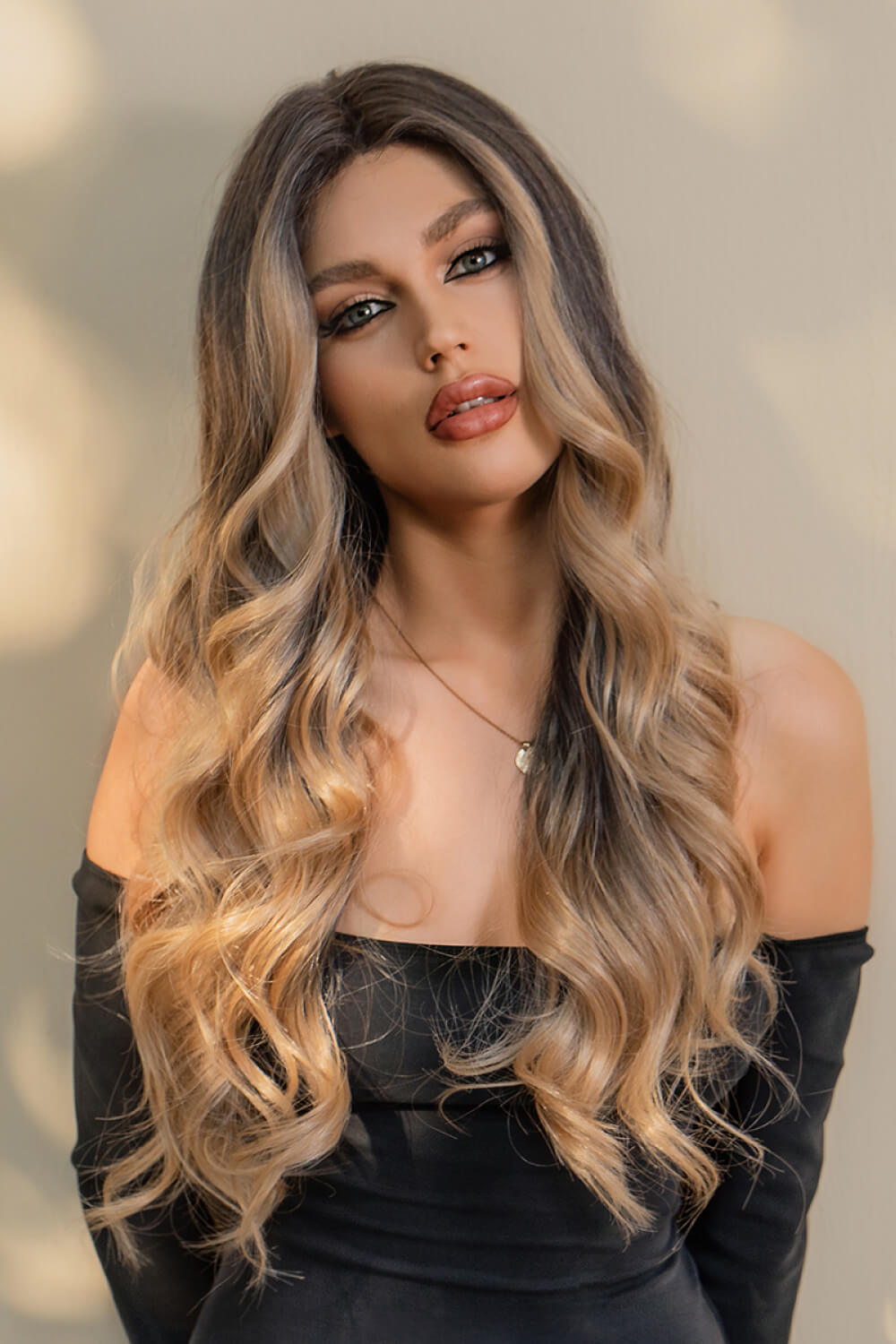 13*2" Lace Front Wigs Synthetic Long Wave 26" 150% Density - AllIn Computer