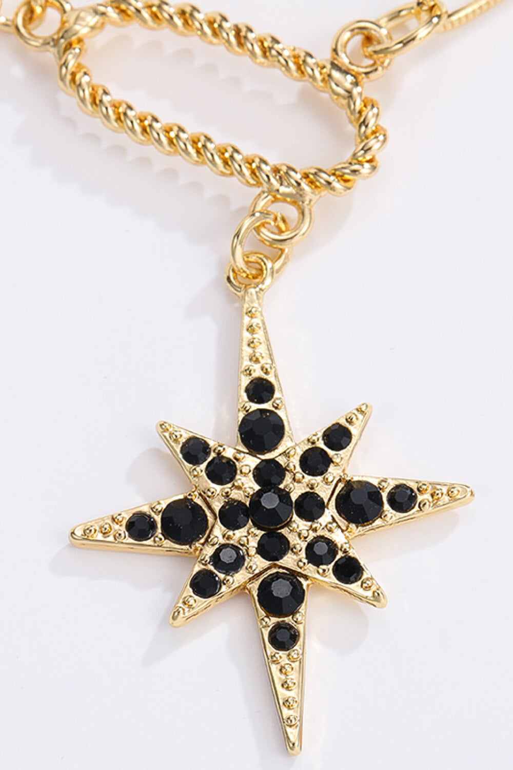 5-Pieces Wholesale Star and Moon Rhinestone Alloy Necklace - AllIn Computer