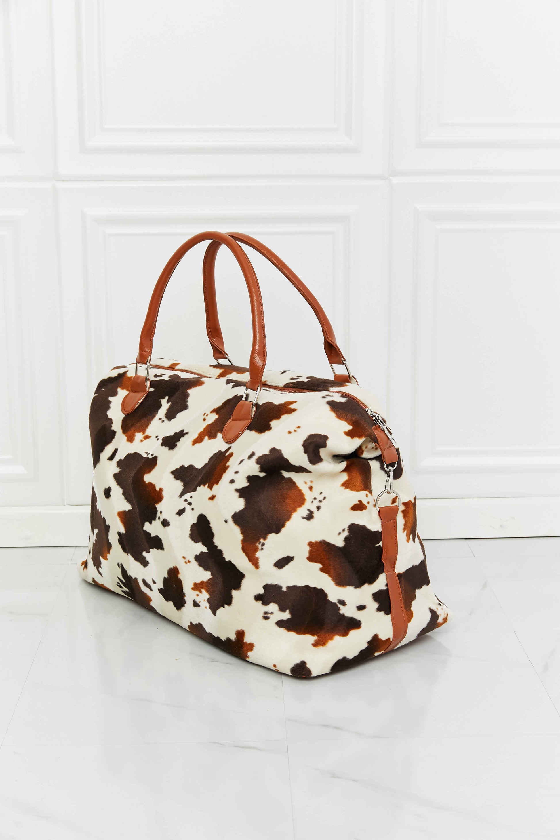 Animal Print Plush Weekender Bag - AllIn Computer