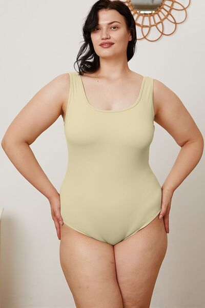 Basic Bae Full Size Square Neck Sleeveless Bodysuit - AllIn Computer