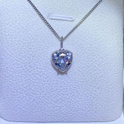 2 Carat Moissanite 925 Sterling Silver Necklace - AllIn Computer