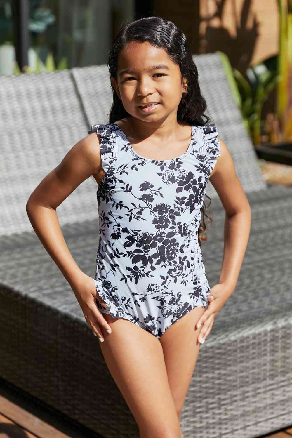 Marina West Swim  Côte d'Azur Ruffle Trim One-Piece Swimsuit - AllIn Computer