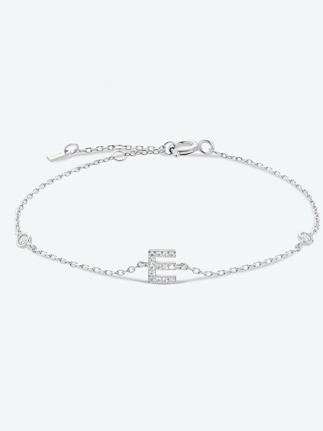 A To F Zircon 925 Sterling Silver Bracelet - AllIn Computer