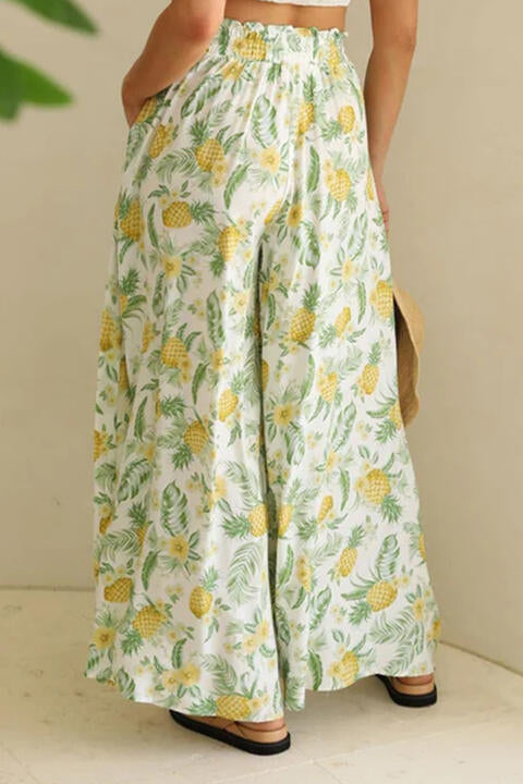 Tied Wide Leg Pants - AllIn Computer