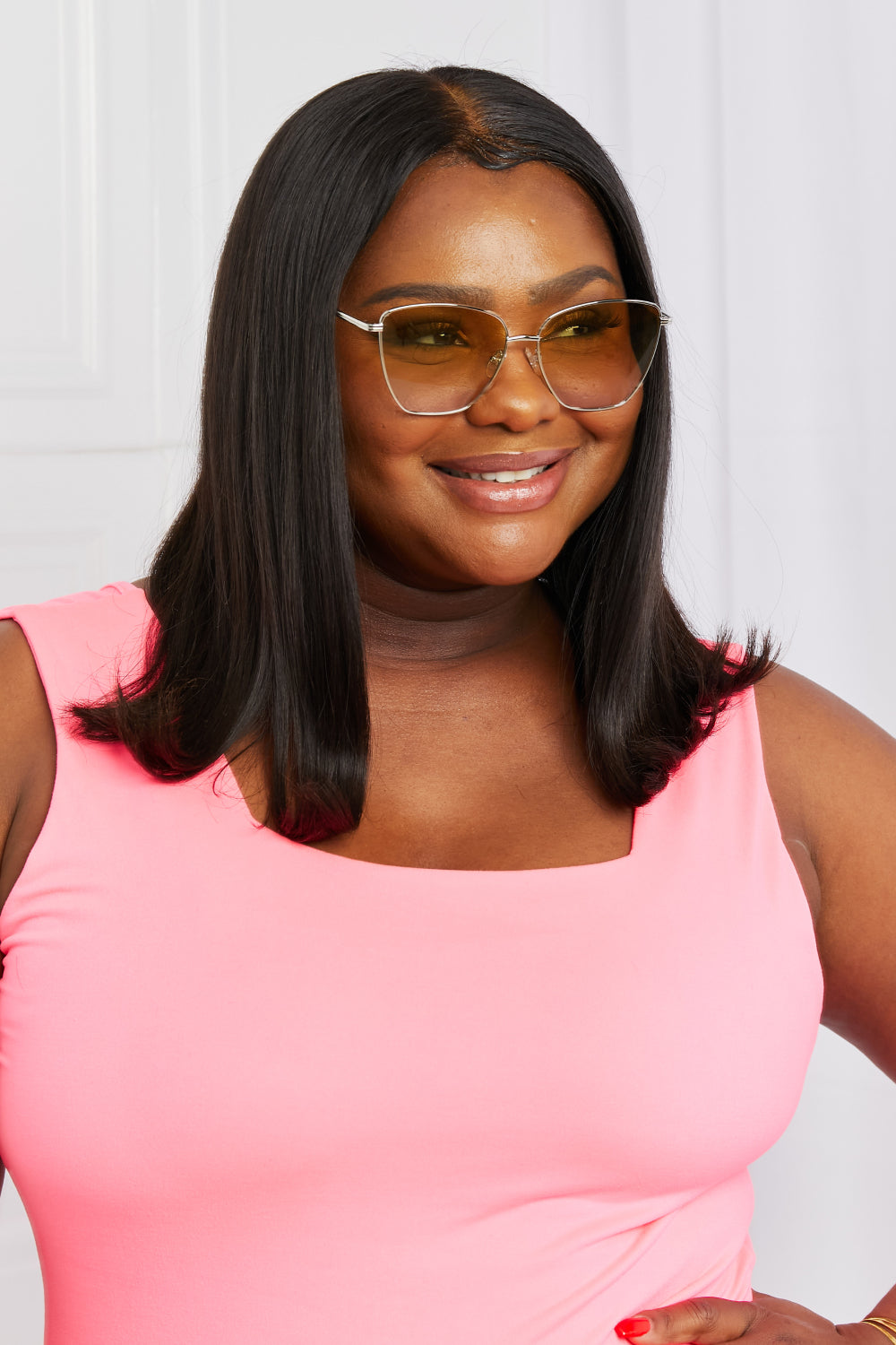 Metal Frame Full Rim Sunglasses - AllIn Computer