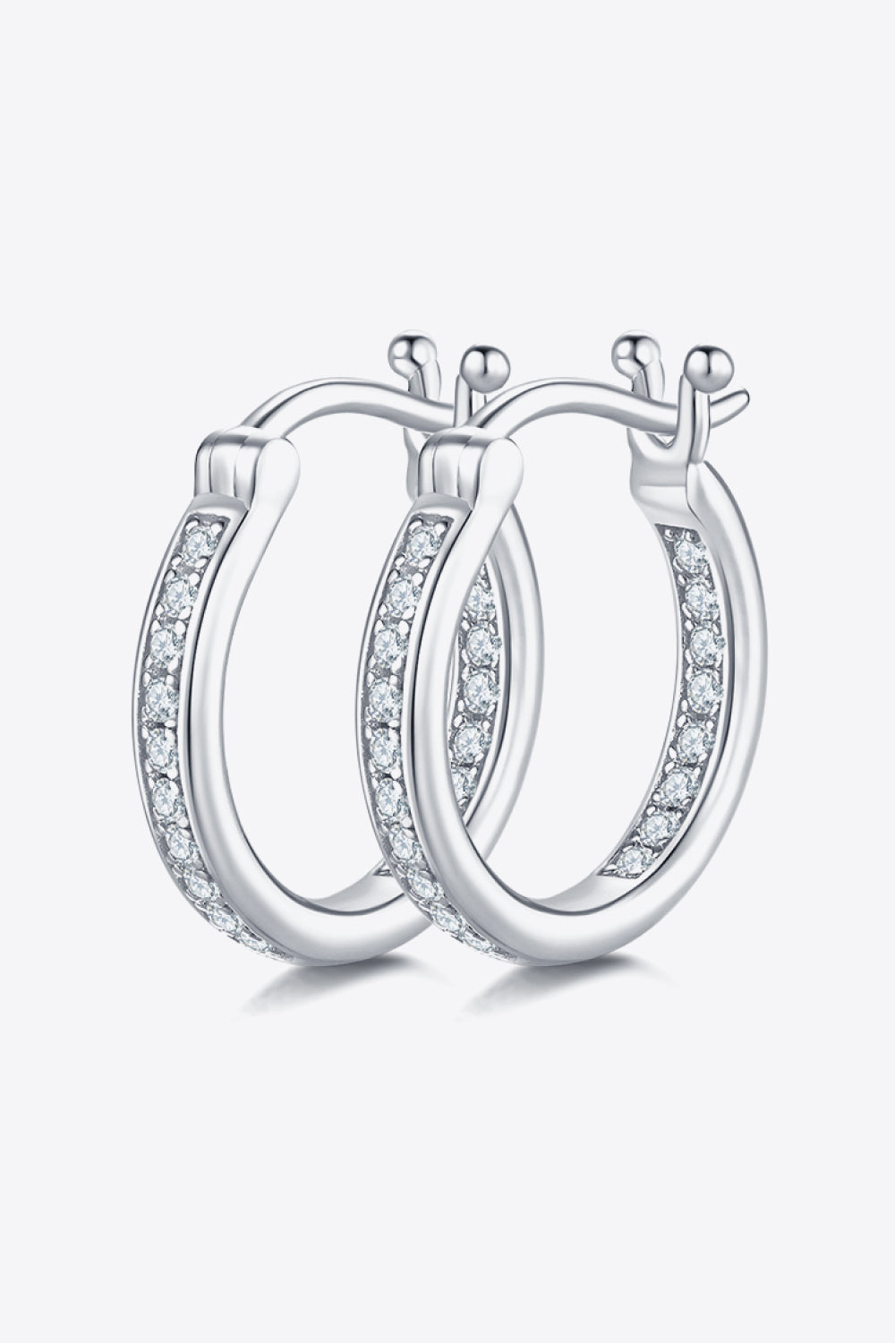 Adored Moissanite 925 Sterling Silver Earrings - AllIn Computer