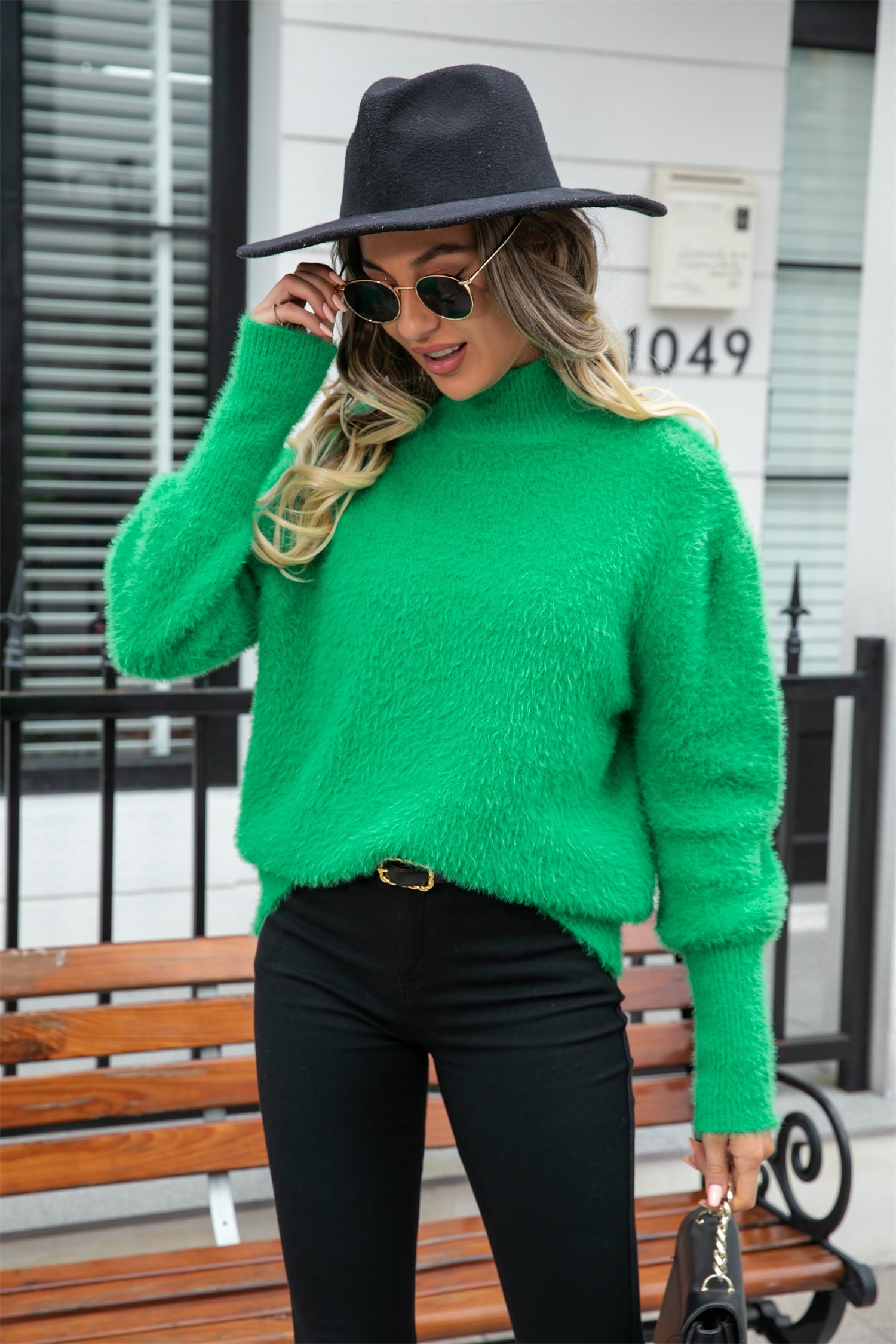 Turtle Neck Long Sleeve Pullover Sweater | CLOTHING,SHOES & ACCESSORIES | pullover sweaters, Ship From Overseas, sweaters, Sweaters & Hoodies, Women's Apparel, women's clothing, women's fashion, Y.S.J.Y | Trendsi