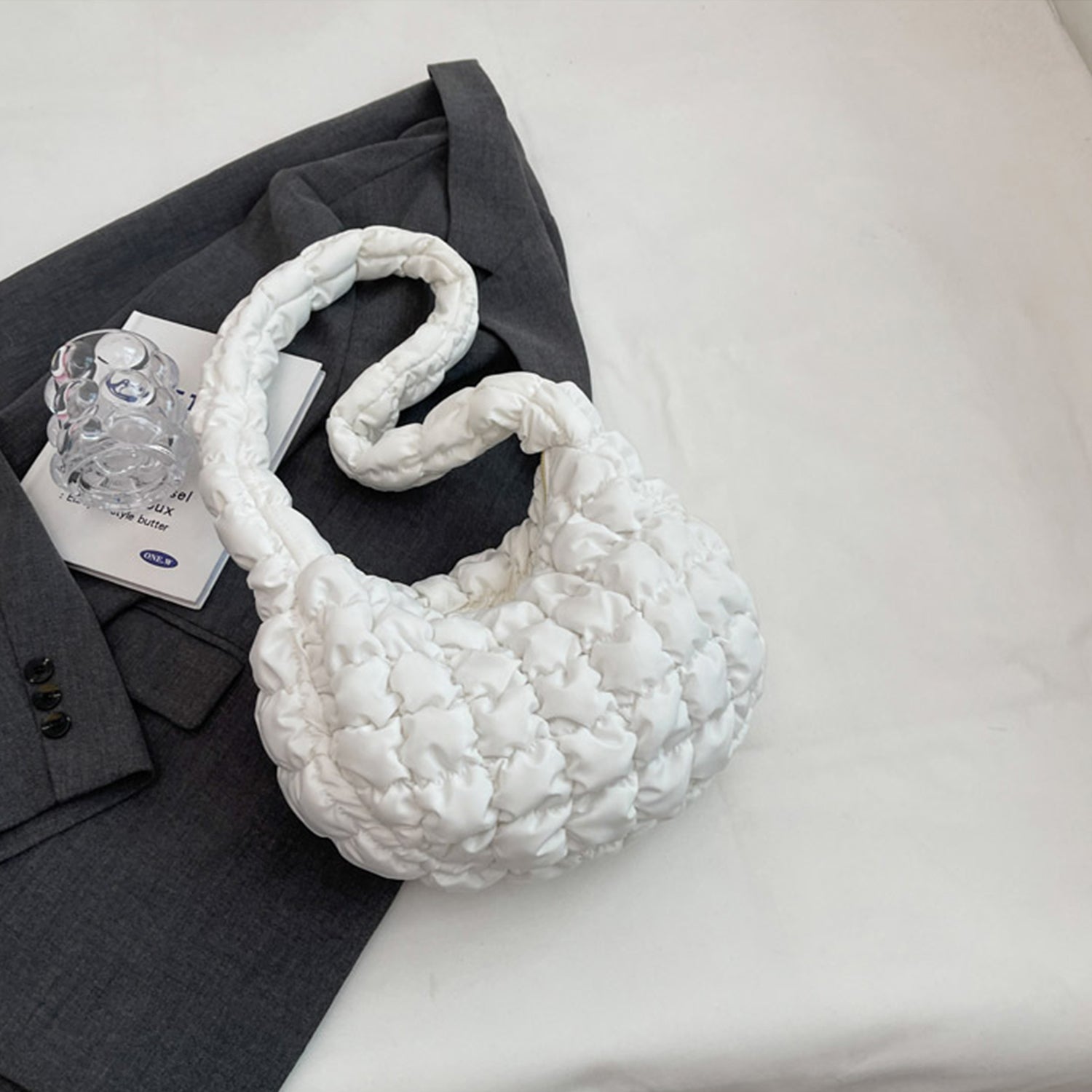 Quilted Shoulder Bag - AllIn Computer