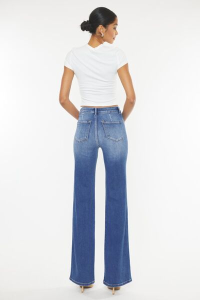 Kancan Ultra High Waist Gradient Flare Jeans - AllIn Computer