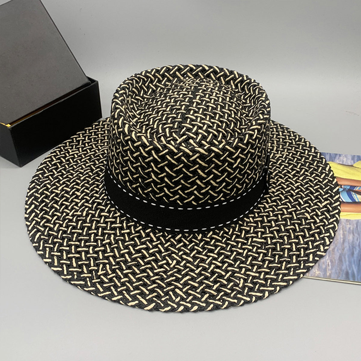 Adjustable Paper Braided Hat - AllIn Computer
